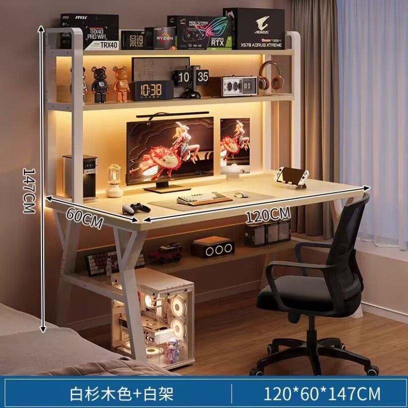 [싱글테이블] 120x60cm 더블레이어 화이트 셔츠 + 화이트 프레임