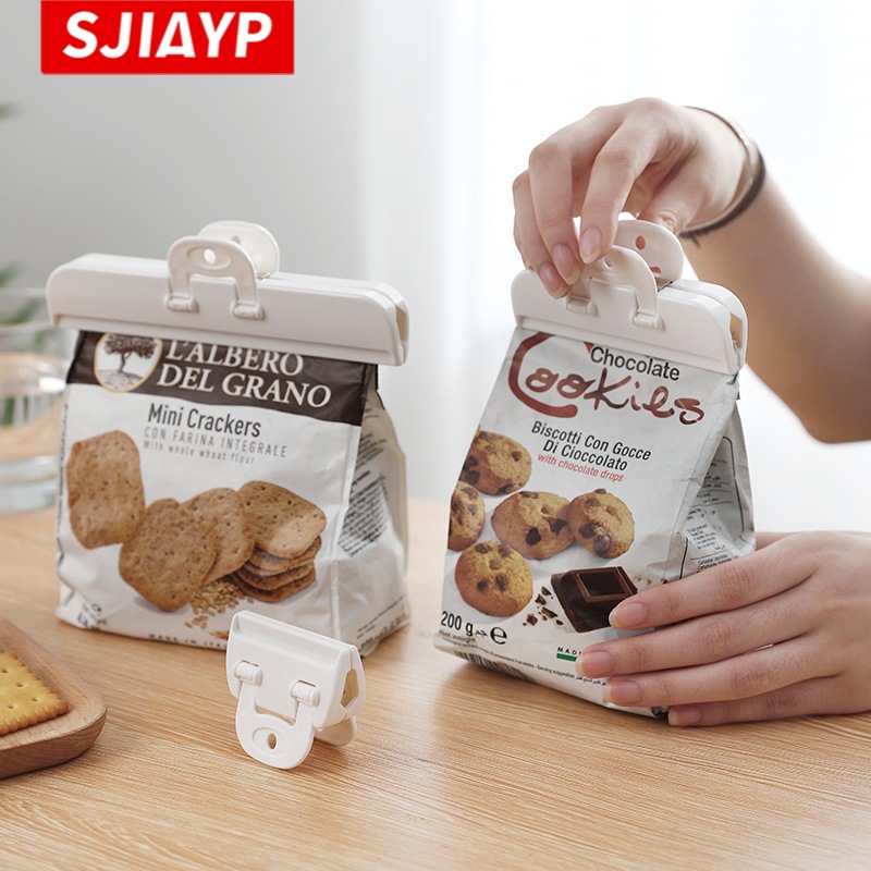 日本家用塑料大号封口夹零食密封夹奶粉茶叶强力防潮食品保鲜夹子