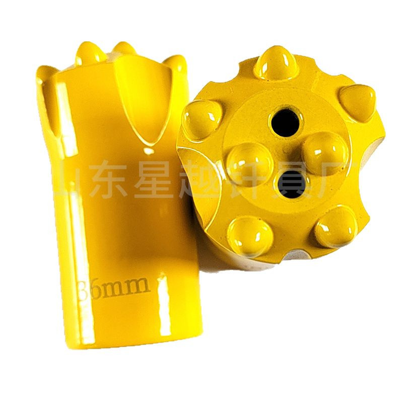 Fábrica de suministro de brocas de dientes esféricas prensadas en frío broca de perforación de roca de plum flower broca de perforación de túnel de minería broca de viento de mina