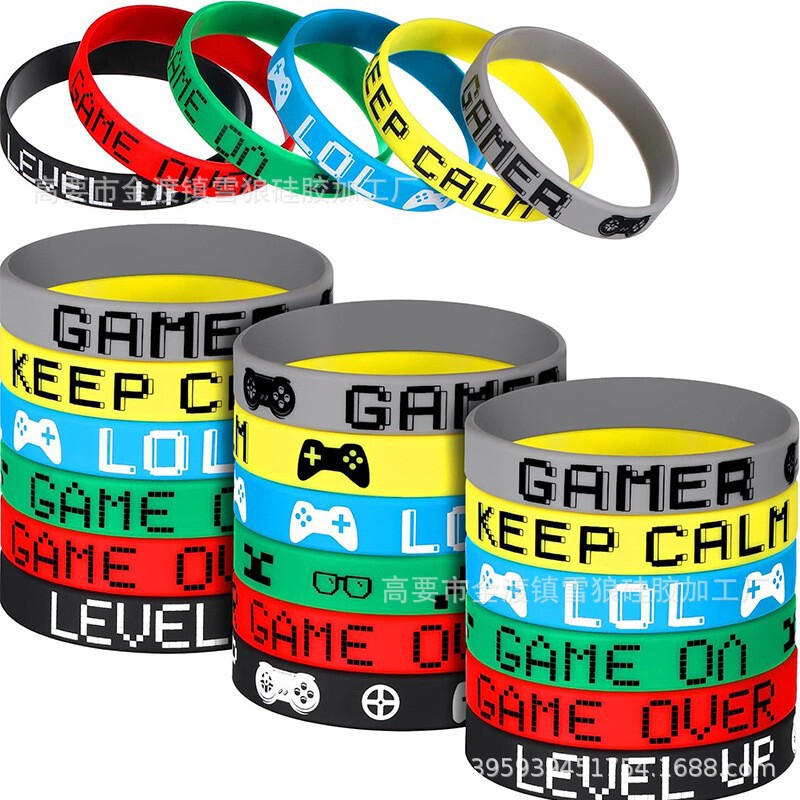 Game Surrounding Silicone Bracelet Anime Silicone Rubber Wrist Band Halloween Party Cross-border Hot Wrist Band Game Surrounding Silicone Bracelet Anime Silicone Rubber Wrist Band Halloween Party Cross-border Hot Wrist Band