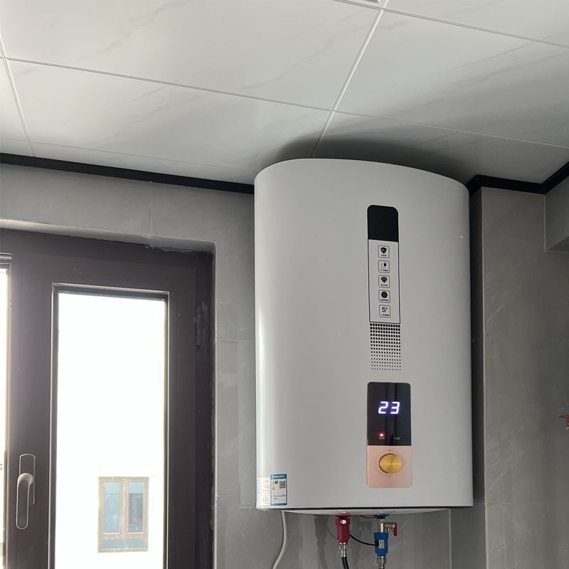 竖式立式电热水器洗澡家用储水式卫生间小空间速热节能全屋圆扁桶