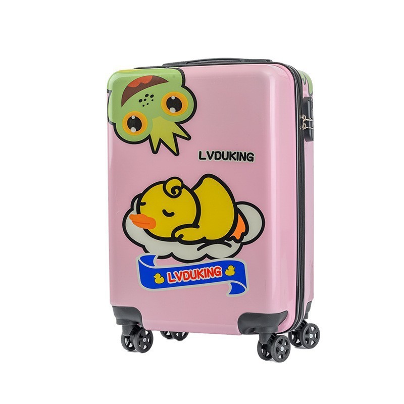 20 pulgadas maleta de dibujos animados maleta de viaje estudiante caja de tracción rueda universal contraseña caja de regalo de tendencia