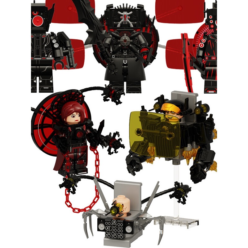 Doomsday Watcher Parasitic Toilet Monitor Astronomical Corps Jeffrey Brand Children's Building Block Toy