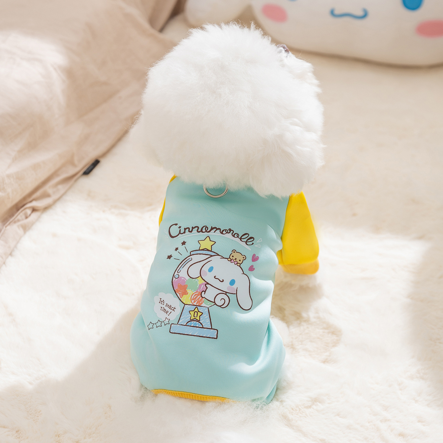 Otoño y invierno co-branding perros y gatos tracción chaqueta de cuatro patas ropa de perro pequeño y mediano que osos Teddy ropa de mascotas