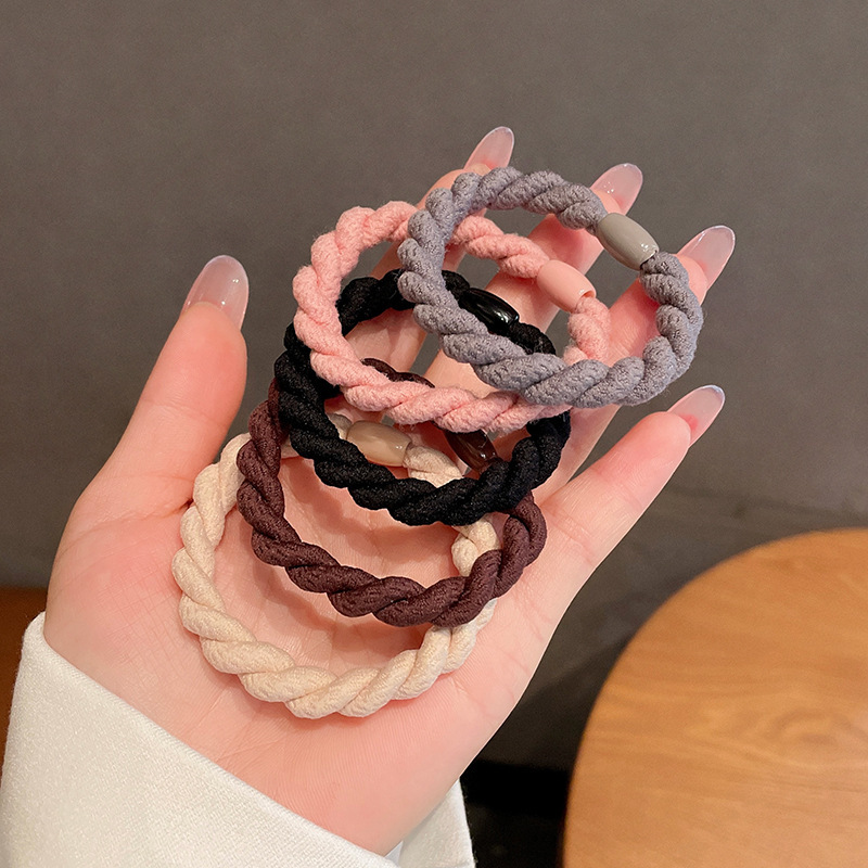 Diadema 2024 nueva banda de pelo de gama alta lazo de pelo femenino banda de goma de alta elasticidad cuerda de pelo durable 2023 tocado cuerda de pelo