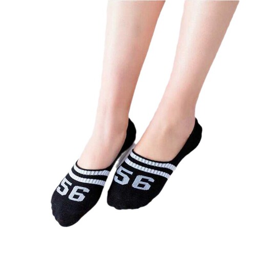 Spring and summer women's invisible socks double-bar digital socks silicone boat socks Zhuji socks wholesale