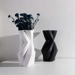 Skirt Ceramic Flower Vase Scandinavian Modern Minimalist Home Living Room Model Room Hotel Accessories Sales Office
