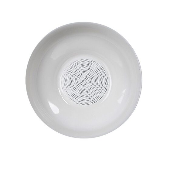 Sheep fat jade white porcelain integrated all-ceramic hole tea drain tea filter tea compartment ceramic tea set accessories tea filter tea maker
