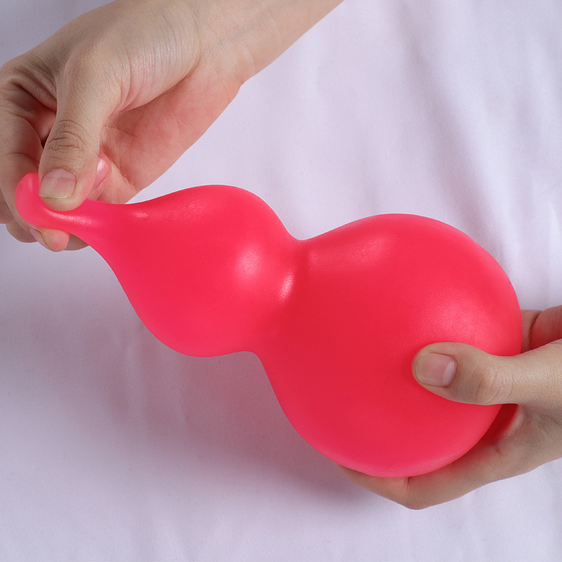 창조적 인 그물 빨간 앵커 시뮬레이션 조롱박 감압 핀치 음악 장난감 손으로 인형 인형 장식품을 통해 핀치 Q 폭탄 제조 업체