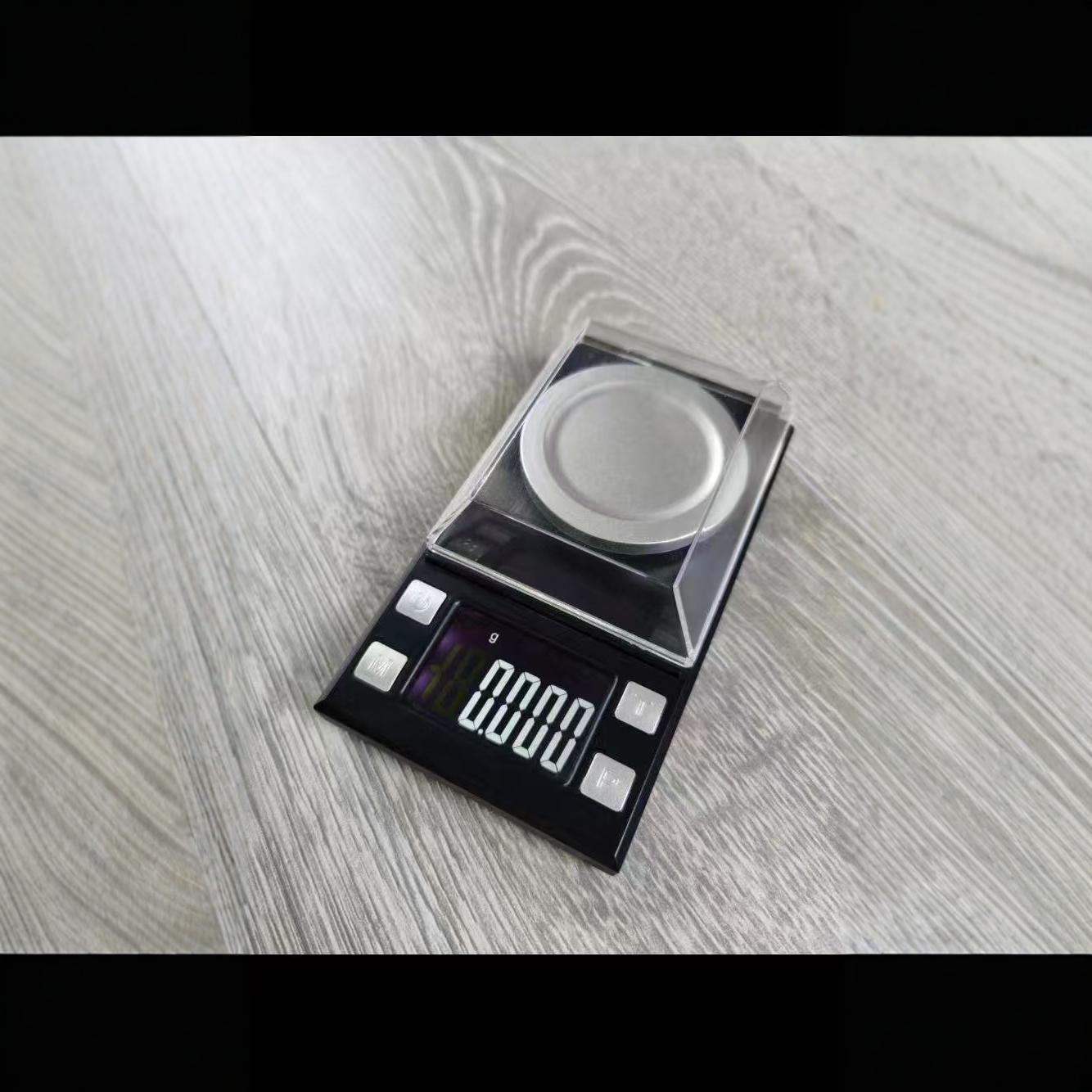 Escala de joyería de alta precisión 100g / 0.001g de precisión gramos de mini escala electrónica miligramos de escala pequeña 2024