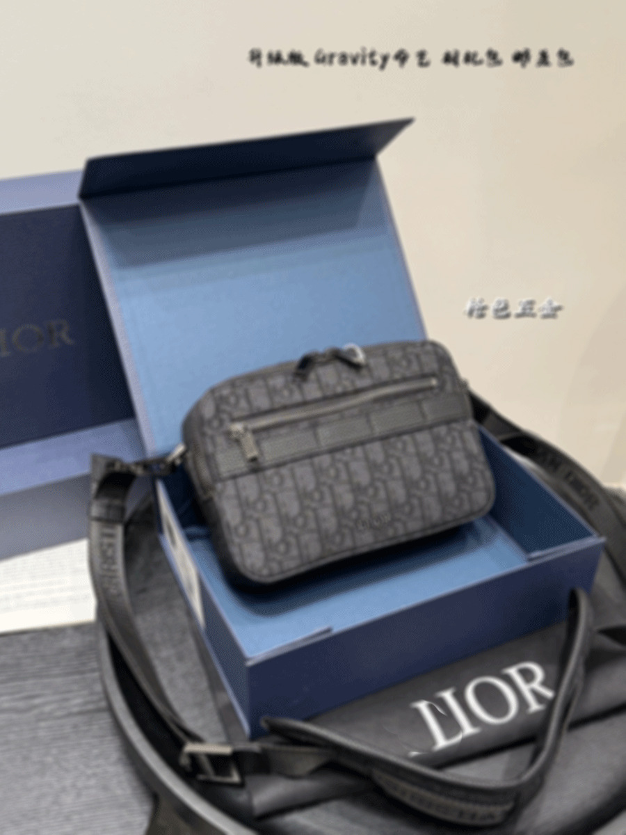黒布グレー金具 22×15cm / ギフトボックス包装
