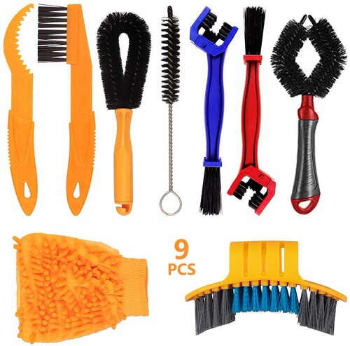 Bike chain washer, mountain bike chain cleaning brush tool, bicycle maintenance tool, convenient cleaning set