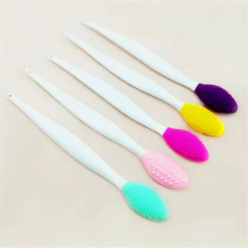 Двустороннее силиконовое очищение молочка от чёрных точек для промывания носа, щетка