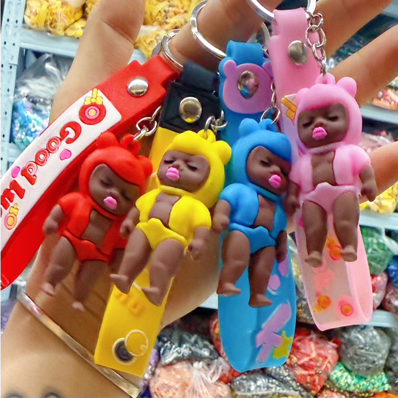 Trendy Hot-Selling Natasha Doll Keychain Pvc Soft Rubber Student Backpack Pendant Event Gift Accessory