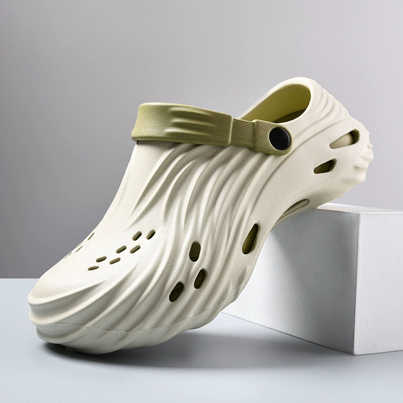 Мужские летние пляжные шлепанцы Croc 2025 года, нескользящие, на толстой подошве, универсальные, для пар.