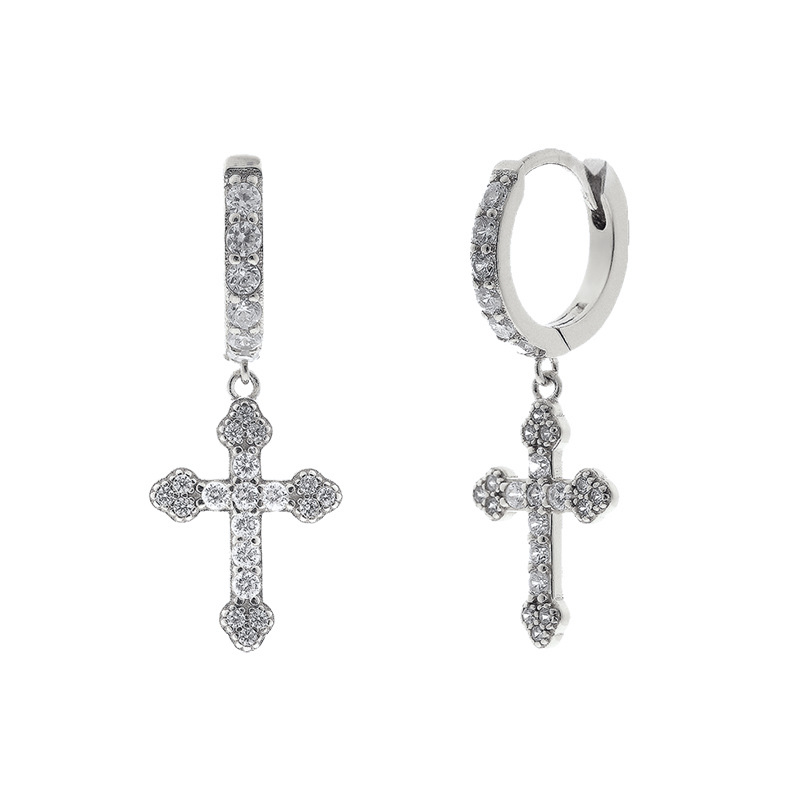 Boucles D&#39;oreilles Croisées Géométriques Européennes Et Américaines display picture 2