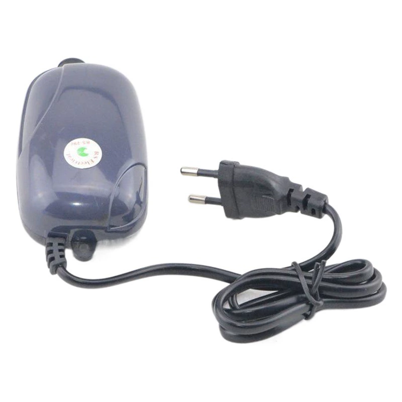 Кислородный насос для выращивания рыб Кислородный насос Risheng Кислородный насос для аквариума Кислородная машина RS-390/290 Круглый штекер плоский штекер