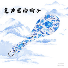 sm情趣用品青花瓷古典中国风拍子pu皮革夫妻情侣调教道具一件代发