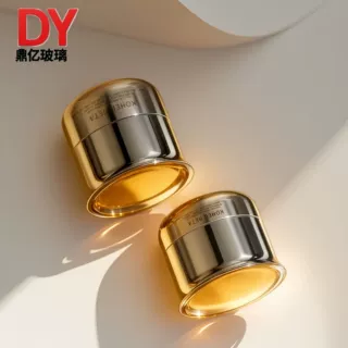 鼎亿新款膏霜瓶100g睡眠面膜分装瓶30g眼霜瓶化妆品玻璃套装现货