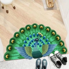 水晶絨異形地墊客廳臥室玄關墊入戶蹭腳地墊防滑地毯門墊批發