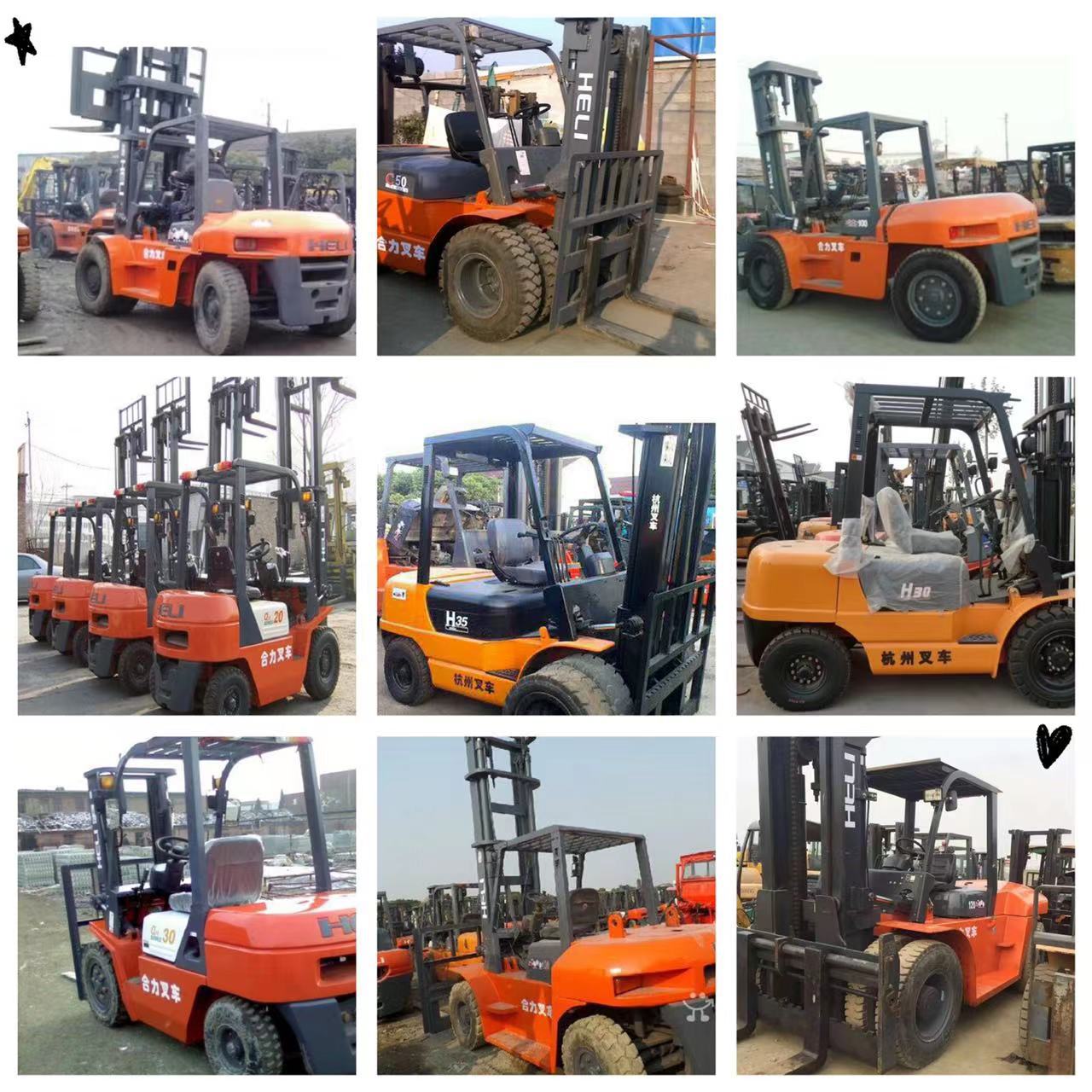 Yiwu exportación de mercado de fábrica de carretillas elevadoras de segunda mano 3 toneladas 4 toneladas 5 7 10 toneladas 3