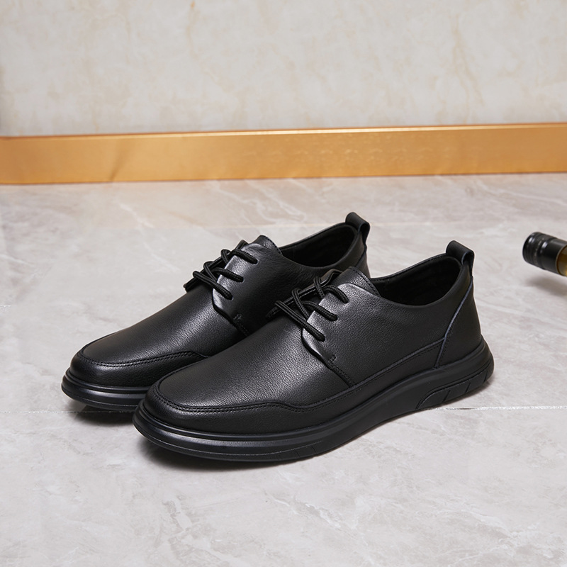 Men's comfortable breathable casual leather shoes_voghion.com