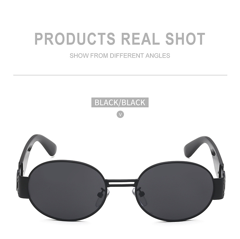 New Fashion Style Korea Round Frame Sunglasses display picture 1