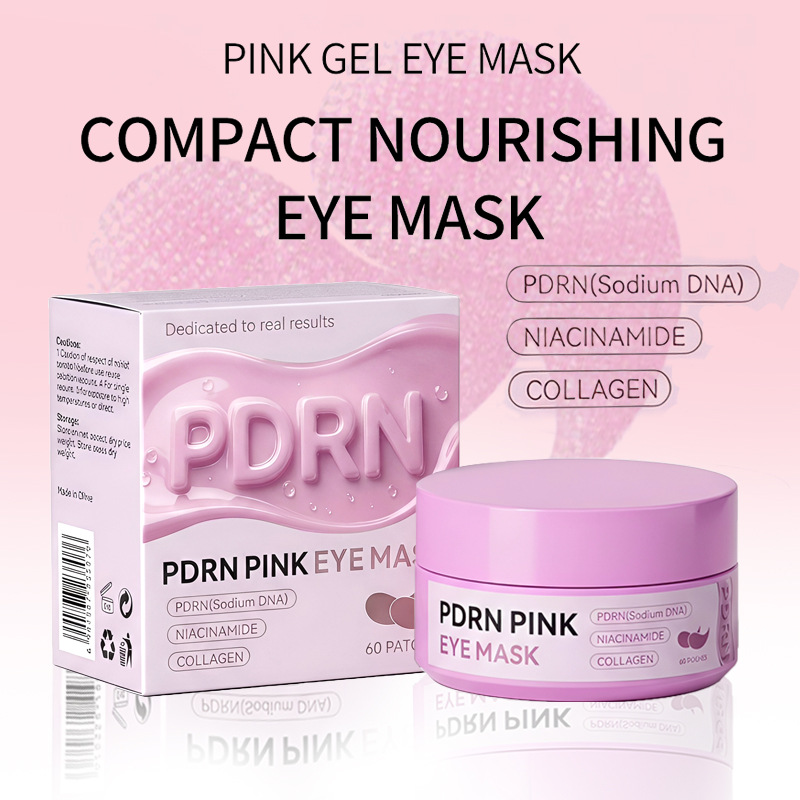 Cross-Border Hot-Selling Product Pdrn Pink Collagen Bottled Eye Mask Moisturizing and Firming the Eye Area Salmon Dna Eye Mask Patch