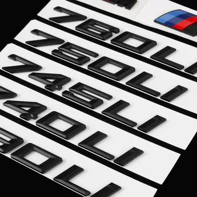 Car logo | in glossy black and matte black