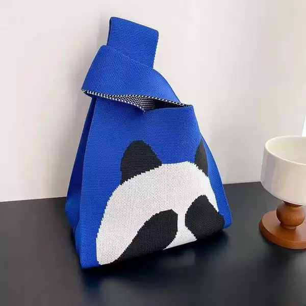Panda covering face-blue [90 grams weight]