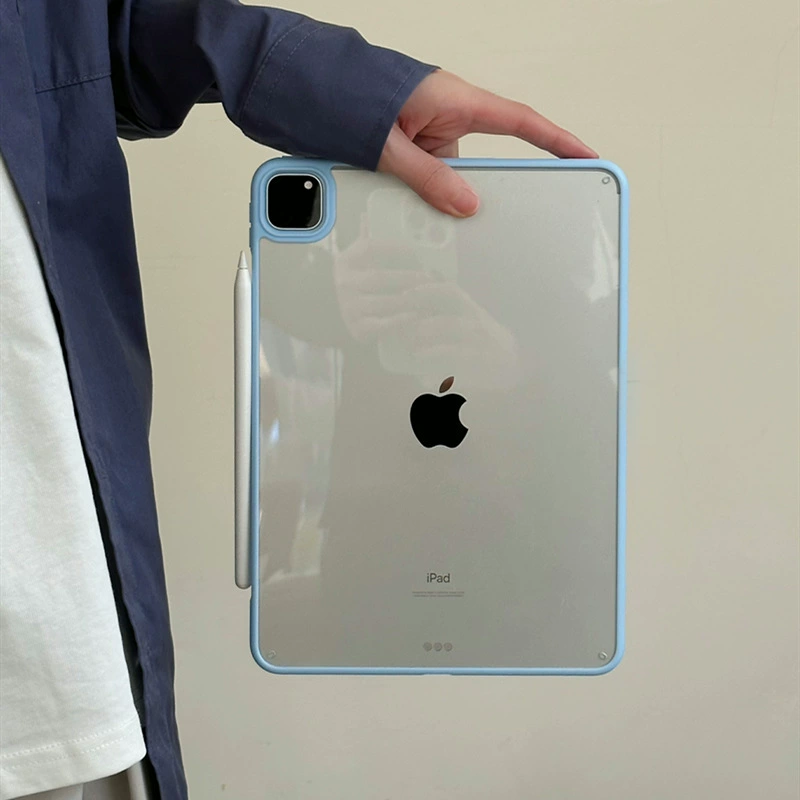 Подходит для iPad10.2 защитная крышка PRO11 прозрачная акриловая 10.9 контрастный кожаный верх сенсор 10.5 светлая анти-падение оболочка