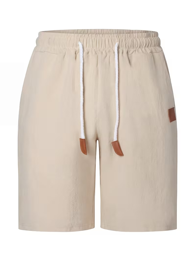 Heren linnen strandshorts in rechte pasvorm voor de zomer_voghion.com