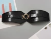 Black, elastic waist