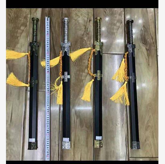 合金漢剣2714 剣鞘付き金属製古風刀剣未開刃2713剣秦王剣工芸品|undefined