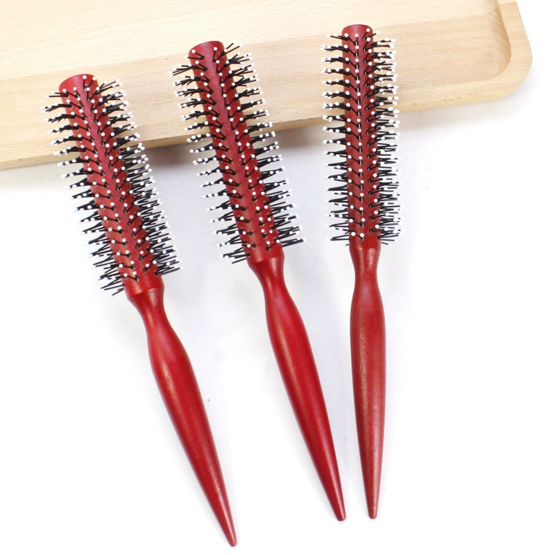 Домашняя расческа для вьющихся волос Деревянная расческа грушевая головка лепка массажная расческа подарок антистатический острый хвост вьющиеся расческа оптом