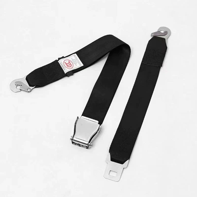 Portable Multifunctional Safety Belt, Quick Release for Trains and High-Speed Trains, No Installation Required, Two-Point Safety Belt Manufacturer Wholesale (Car seat belt) - hook-type-aircraft-safety-belt-long-section-95-short-section-40cm