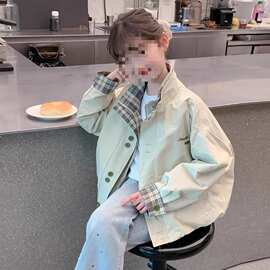 女童春装外套2025新款洋气女孩春秋季大童夹克衣服时髦儿童装上衣