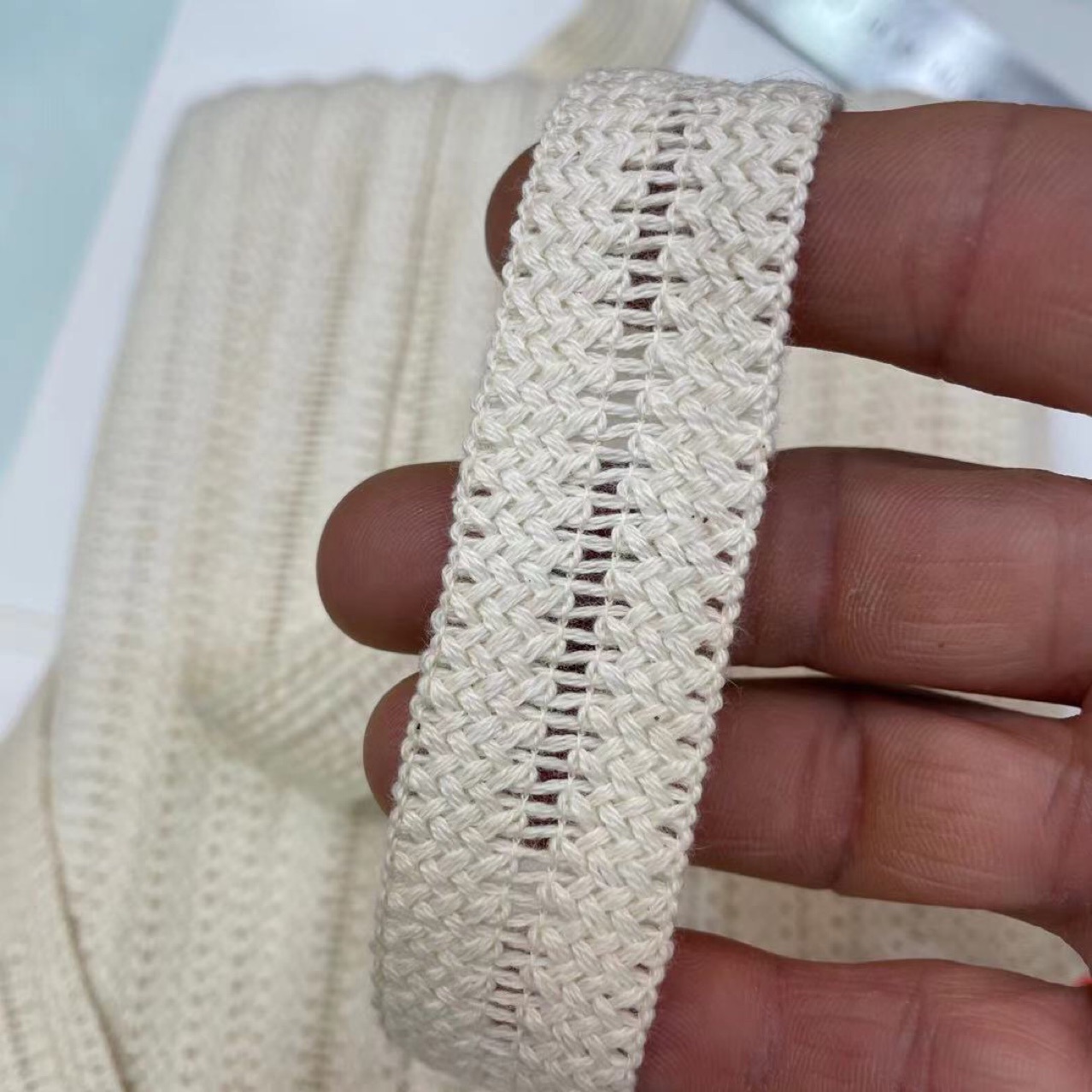 全棉花边包边带  黑白牙边女装包边织带侧边条花边服装辅料DIY详情1