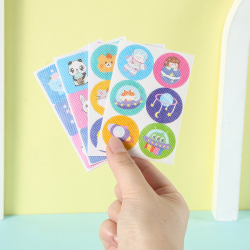 Cartoon plant essential oil stickers protective stickers for babies, children and adults, outdoor protection 36 stickers, not non-mosquito repellent stickers