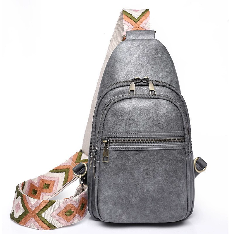 Shoulder bag, universal chest bag, retro phone bag, high-quality style