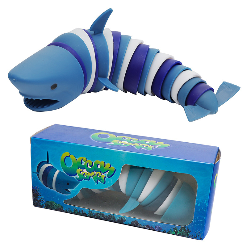 Nette Marine Shark Dolphin Dekompression Spaß Spielzeug Großhandel display picture 1