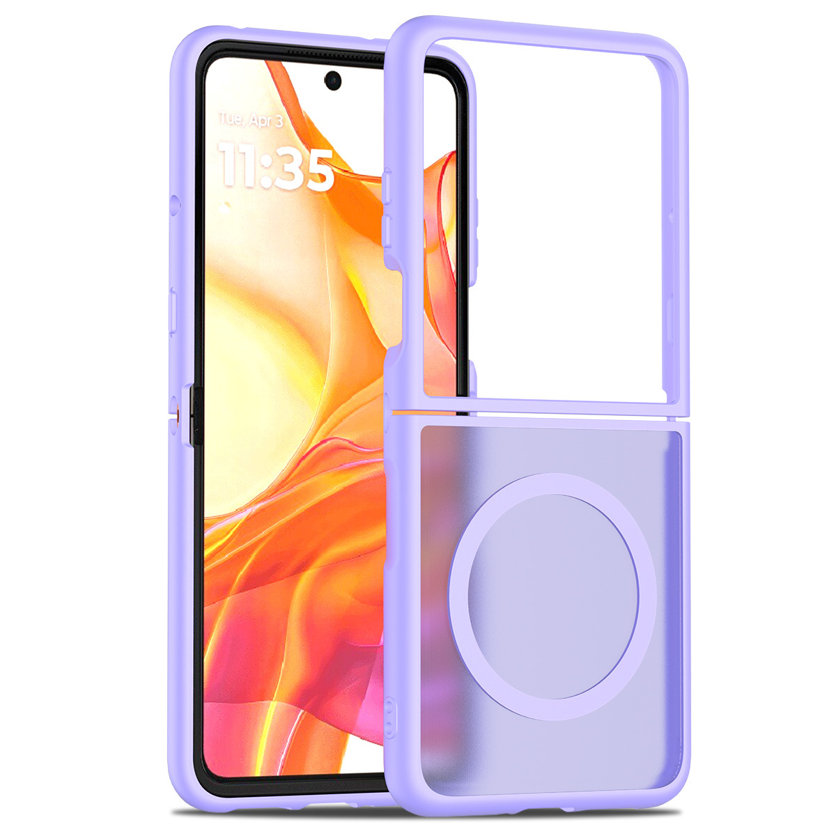 Adecuado para Moto Razr Ultra 2025 Silver Shield Fentor Magnético 2 en 1 Funda para teléfono móvil Funda protectora plegable