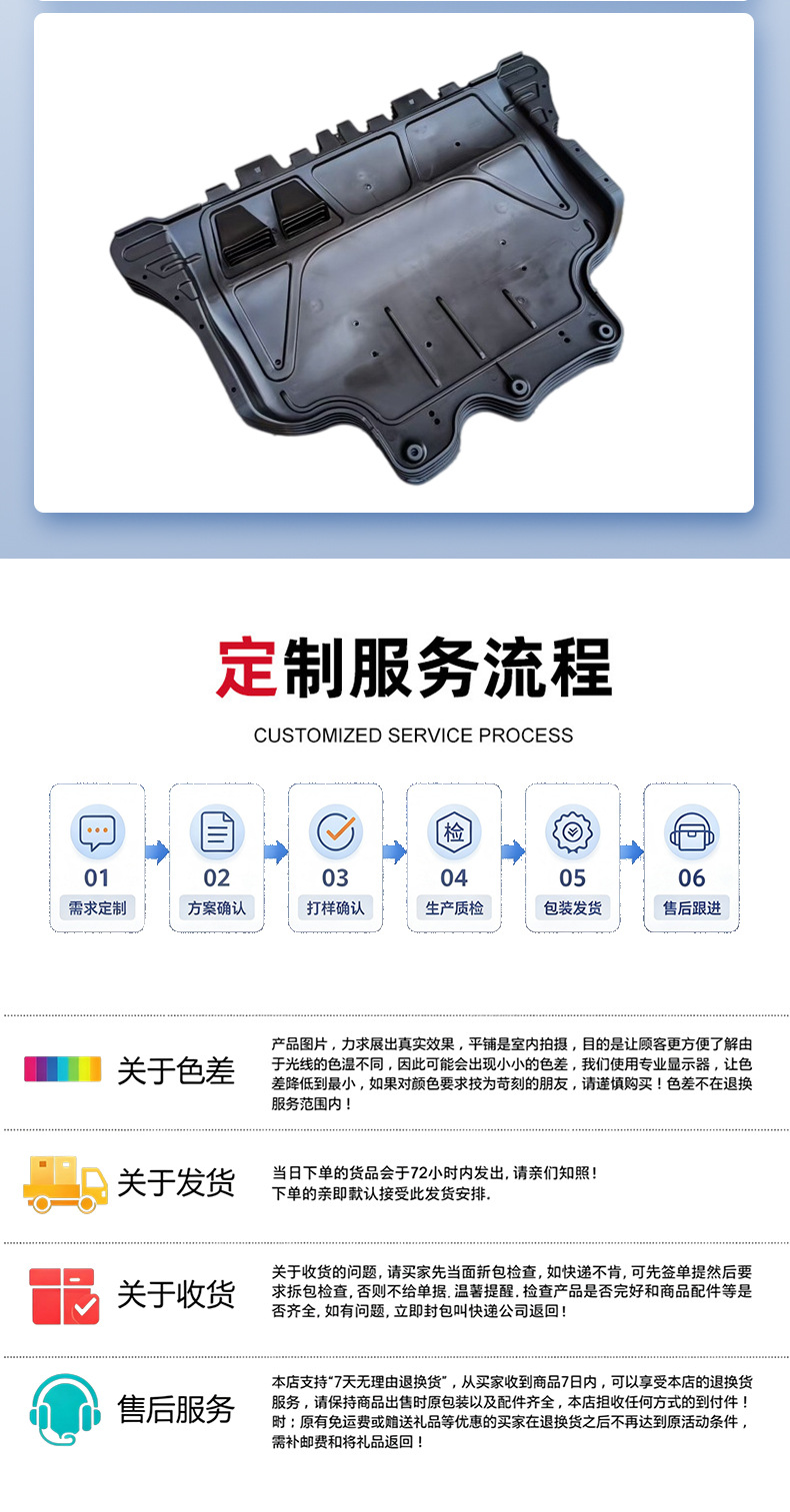 Suitable for Volkswagen Golf 7, 19 Sagitar, Magotan B8 engine underbody protection plate, vehicle underbody protection plate