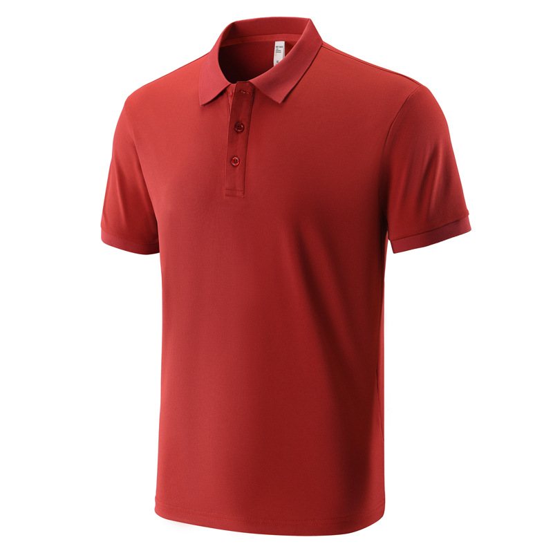 Ropa de trabajo de solapa de manga corta Camisa de polo impresa Ropa de fábrica Ropa de trabajo Camisa publicitaria cultural Camiseta Impresión personalizada con bordado de logotipo