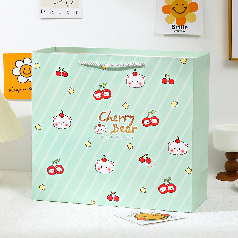 6#초록색 곰돌이; 흰색 카드보드지; 특대형 (길이 35cm * 폭 14cm * 높이 32cm)