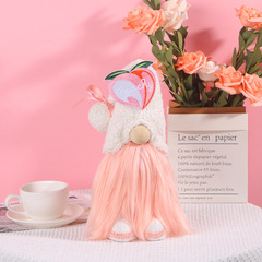 Cross-Border Summer Peach Stationery Figure from the Port of Love, Cute Faceless Doll, Forest Elder Spirit Decorative Ornament