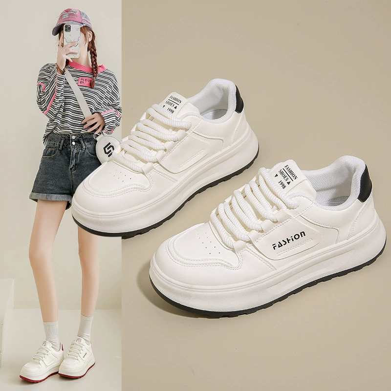 2025 маленькие белые туфли дети весна новая корейская версия s школьницы повседневная спортивная дикая доска уличная стрельба W2028