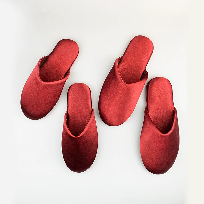 Свадебные тапочки праздничный сплошной цвет высокого уровня