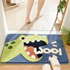 Bathroom anti -sliding pad water absorption floor cushion toilet door Stepshop anti -sliding cushion home carpet toilet foot pad