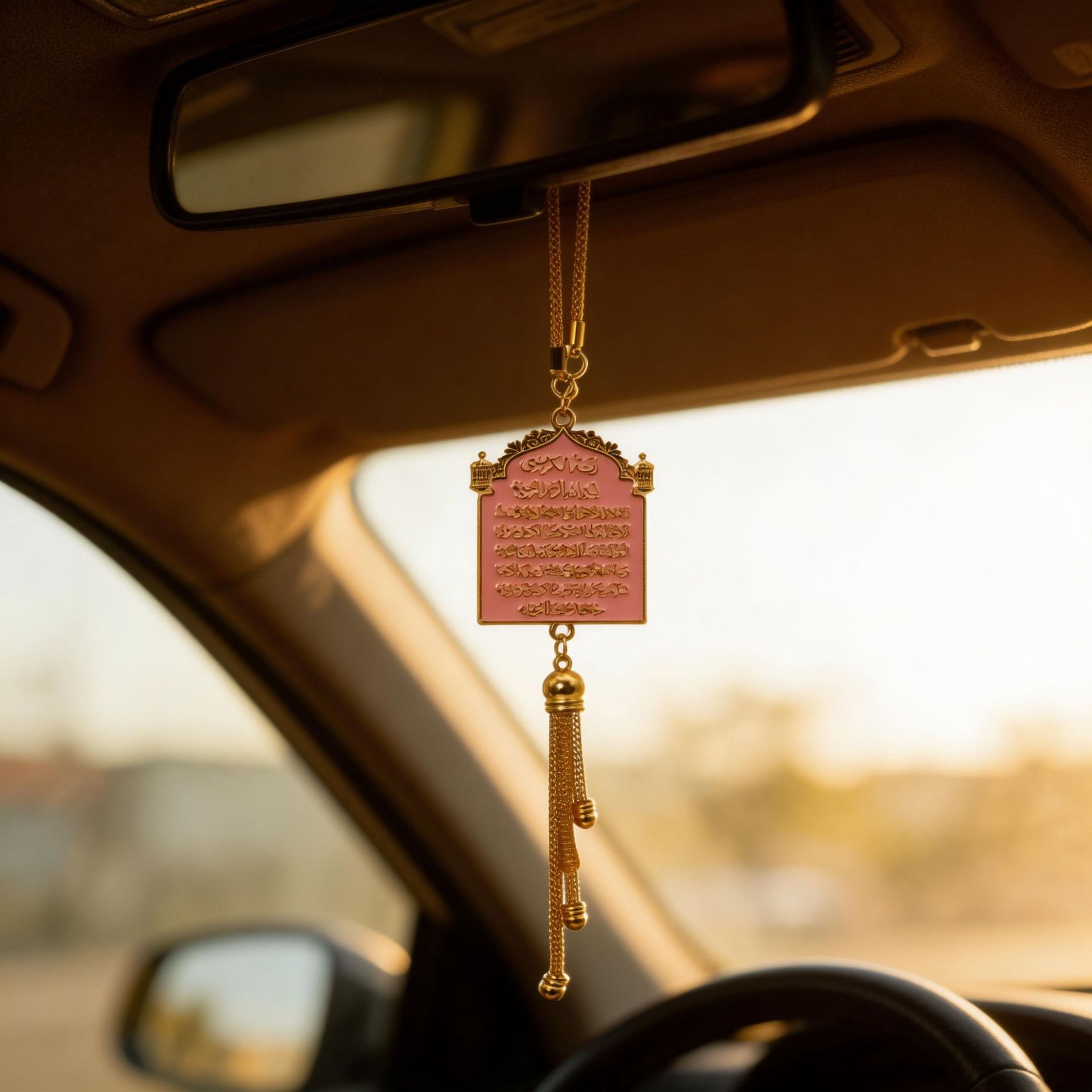 Cross-Border Middle Eastern Saudi Style Multi-Color Fashion Pendants, Car Rearview Mirror Pendants, Accessories with Various Styles, Car Pendants
